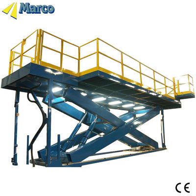 Personalizzazione Tavolo sollevante a forbice gemellare Marco a propulsione idraulica personalizzabile con ringhiera