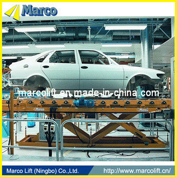 Tavolo di sollevamento stazionario Marco Twin Scissor per la linea di produzione di automobili nel settore automobilistico